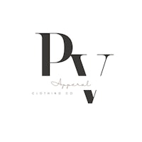 the logo for pv apparel clothing co